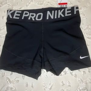 Nike Pro Black Spandex Running and Volleyball Shorts